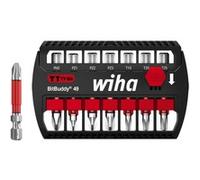 Wiha "Set d''embouts BitBuddy TY-Bits 49mm, 7 pièces, Set d''embouts de vissage"