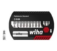 Wiha Wiha Coffret d'embouts FlipSelector Standard 25 mm Fente, Phillips, Pozidriv, 13 pcs, 1/4" avec clip attache-ceinture sous blister (39049) Quantité:1