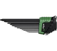 Wiha TORX® intérieur Jeu de clés mâles coudées T 5, T 6, T 7, T 8, T 9, T 10, T 15, T 20, T 25, T 27, T 30, T 40, T 45 13 pièces