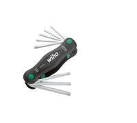 Poignée de 8 clés torx antivol percé, T9 à T40, SB 363TR P8 WIHA