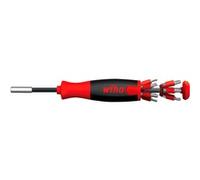 Tournevis Lift-Up WIHA 25 mm + 12 embouts intégrés - 38606