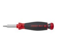 Tournevis porte-embout WIHA PocketMax magnétique + 8 embouts standard - 45292