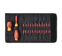 Wiha, Tournevis, Bit Set slimVario llen, Cruciforme PZ, Recouvrement cruciforme Phillipps (PH), TX, Vis fendues)