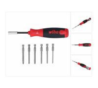 Wiha Tournevis LiftUp avec Chargeur 6 Bits