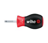 Wiha Tournevis Wiha SoftFinish® fendu avec lame ronde courte, Stubby 5.5 mm x 25 mm Quantité:1