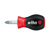 Wiha Tournevis Wiha SoftFinish® Pozidriv avec lame ronde courte, Stubby PZ1 x 25 mm Quantité:1