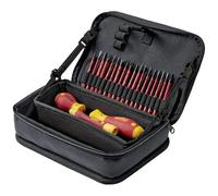 Wiha VDE 45260 Mallette à outils 22 pièces (L x l x H) pour électricien, artisan, apprentis professionnels