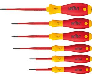 Wiha VDE Schraubendreher-Set 6teilig SOFTFINISH ELEC. slimFix TORX BO (3251TRK6)