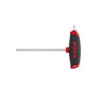 WIHA WERKZEUGE GMBH L-key with T-handle ComfortGrip, Hex with side drive, matt chrome-plated - 334DS ComfortGrip 10,0 x 200 mm