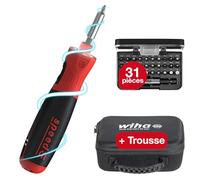 WIHA WERKZEUGE GMBH SpeedE PocketDrive 1N-5Nm | (45791) Bit set in box and pouch I 1.0 Nm + 5.0 Nm I cordless screwdriver in storage box with USB charging cable