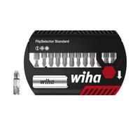 Wiha Wiha Coffret d'embouts FlipSelector Standard 25 mm Fente, Phillips, Pozidriv 13 pcs 1/4" (39029) Quantité:1