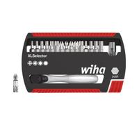 Wiha Wiha Coffret d'embouts XLSelector Standard 25 mm Mélangé 17 pcs avec cliquet pour embout forme C 6,3 (1/4") (36951) Quantité:1