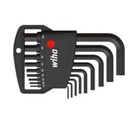 Wiha - Jeu de clés mâles coudées Classic (350 H9) - 9 pièces 1,5–10 mm oxydé noir (06379)