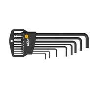 Wiha Wiha Jeu de clés mâles en étui Classic Six pans à tête sphérique, 8 pcs, oxydé noir, exécution en pouces, sous blister (02939) Quantité:1