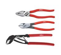 Wiha Wiha Jeu de pinces Classic pour circlips Pince universelle grande capacité, pince multiprise, pince coupante diagonale grande capacité, 3 pcs (26853) Quantité:1