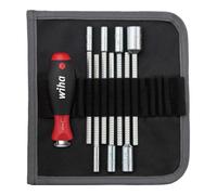 Wiha Wiha Jeu de tournevis avec lames interchangeables SYSTEM 6 Tournevis à douille six pans 8 pcs (27712) Quantité:1