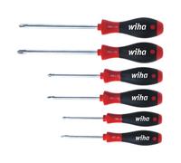 Wiha Wiha Jeu de tournevis SoftFinish® Phillips, Pozidriv 6 pcs (26146) Quantité:1