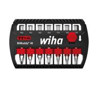 Wiha Wiha Jeu d'embouts BitBuddy® embout TY de 49 mm Phillips, Pozidriv, TX 7 pcs 1/4" dans un coffret (42116) Quantité:1
