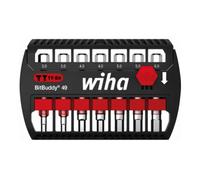 Wiha Ensemble d'embouts Ty hexagonal 8 pcs Bitbuddy 49 mm G