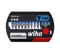Wiha Wiha Jeu d'embouts FlipSelector embout T de 25 mm Phillips, Pozidriv, TX 13 pcs 1/4" (41824) Quantité:1