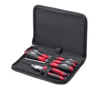 Wiha Wiha Jeu d'outils de mécanicien Tournevis, pinces universelles, 6 pcs dans une trousse (33970) Quantité:1