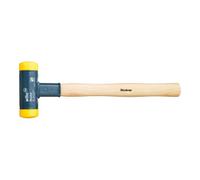 Wiha Wiha Massette à embout plastique sans rebond avec manche en hickory, embout de massette rond (02096) 45 mm Quantité:1