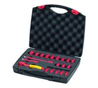 Wiha – Jeu de clés à cliquet isolées 1/4 – 43025 – 21 pièces en coffret