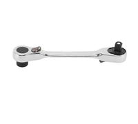 WIHFHGZ liquet Double Tête 1/4 Pouce, Longueur 107mm, Tête Hexagonale 6,35mm - Mécanisme 72 Dents, Efficace Dans Les Espaces Restreints, Outil Compact Portable