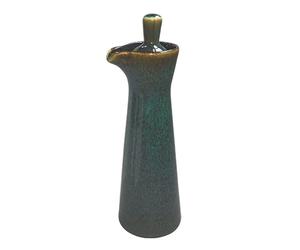 WIHXES Distributeur de Sauce Soja en Céramique Traditionnelle Japonaise - Bouteille de 120ml pour Sauce Soja et Vinaigre (120ml,Green)