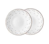 Wik & Walsøe Julemorgen Girlander assiette Ø28 cm. lot de 2 Blanc
