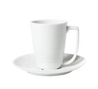 Wik & Walsøe Tasse et soucoupe Whitewood 20 cl