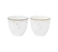 Wik & Walsøe Tasse Julemorgen Guirlande 20 cl. pack de 2 Blanc
