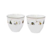 Wik & Walsøe Tasse Julemorgen Story 20 cl. pack de 2 Blanc