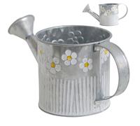 Wilafury Arrosoir galvanisé, Seau à Fleurs en métal Rustique pour Plantes d'extérieur, décoration de Jardin de Ferme, 9x21 cm