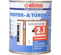 Wilckens 2 en 1 de fenêtre & portes Vernis satiné, 750 ml, Blanc 12993100050