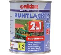 Wilckens 2 en 1 Multicolore Vernis satiné, RAL 9005 noir profond, 125 ml 12490500010