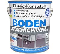 Wilckens Revêtement de sol en plastique liquide, 5 l, gris clair, RAL 7035