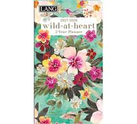 Wild At Heart Agenda de poche 2 ans 2027, 9,4 x 16,5 cm, calendrier hebdomadaire avec reliure à spirale