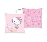 Wild South Shop Hello Kitty Coussin Douillet 40 x 40 cm, rembourré, Rose