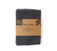 Wild & Stone Chiffon de Nettoyage en Coton Biologique, Teint Certifié Oeko-TEX Standard 100, 25 x 25 cm, Emballage Kraft Recyclable sans Plastique, Lavable en Machine
