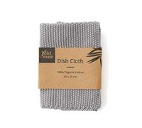 Wild & Stone Chiffon de Nettoyage en Coton Biologique, Teint Certifié Oeko-TEX Standard 100, 25 x 25 cm, Emballage Kraft Recyclable sans Plastique, Lavable en Machine