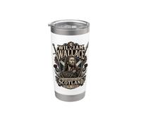 William Wallace Gardien de l'Écosse 1270-1305 Lion Gobelet isotherme en acier inoxydable double paroi