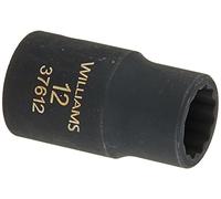 Williams 37612 entraînement 1/5,1 cm 12 mm Standard Douille à choc, 12 pans