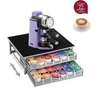 Willonin® Distributeur Capsules de Café, Porte-Capsules Dolce Gusto, Tiroir de Rangement avec Capacité 72, Support de Machine à Café