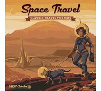 Willow Creek Press, Calendrier mural 2027 avec affiches de voyage dans l'espace