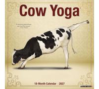 Willow Creek Press, Calendrier mural 2027 Motif vache Yoga