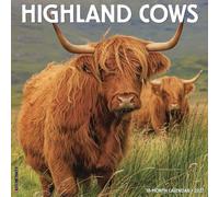 Willow Creek Press, Calendrier mural 2027 Vaches des Highlands