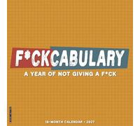 Willow Creek Press, F*ckabulary Calendrier mural 2027
