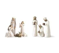 Willow Tree 26005 Ensemble de 6 Figurines Crèche Nativité & 26027 Figurine Les Rois Mages