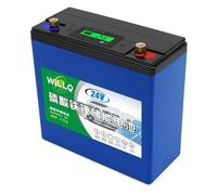 WILLQ Batterie LiFePO4 25,6 V Batterie au Lithium Rechargeable 24 V | Batterie 24 volts, 12Ah, 18Ah, 25Ah, 30Ah, 48Ah, 60Ah, 2000 cycles décharge profonde, pour lampe camping, sondeur pêche